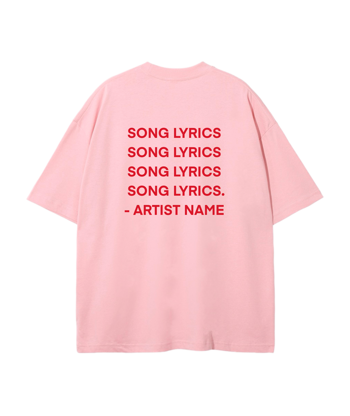 Song lyrics T-shirt