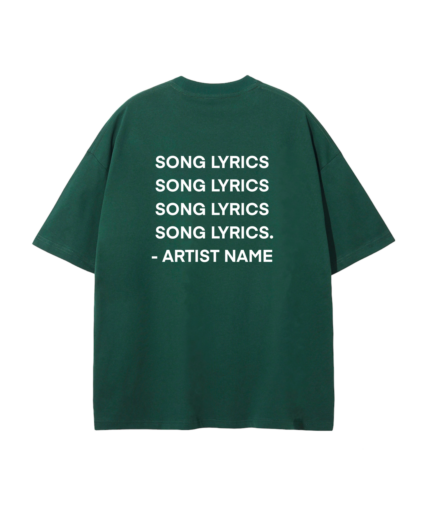 Song lyrics T-shirt