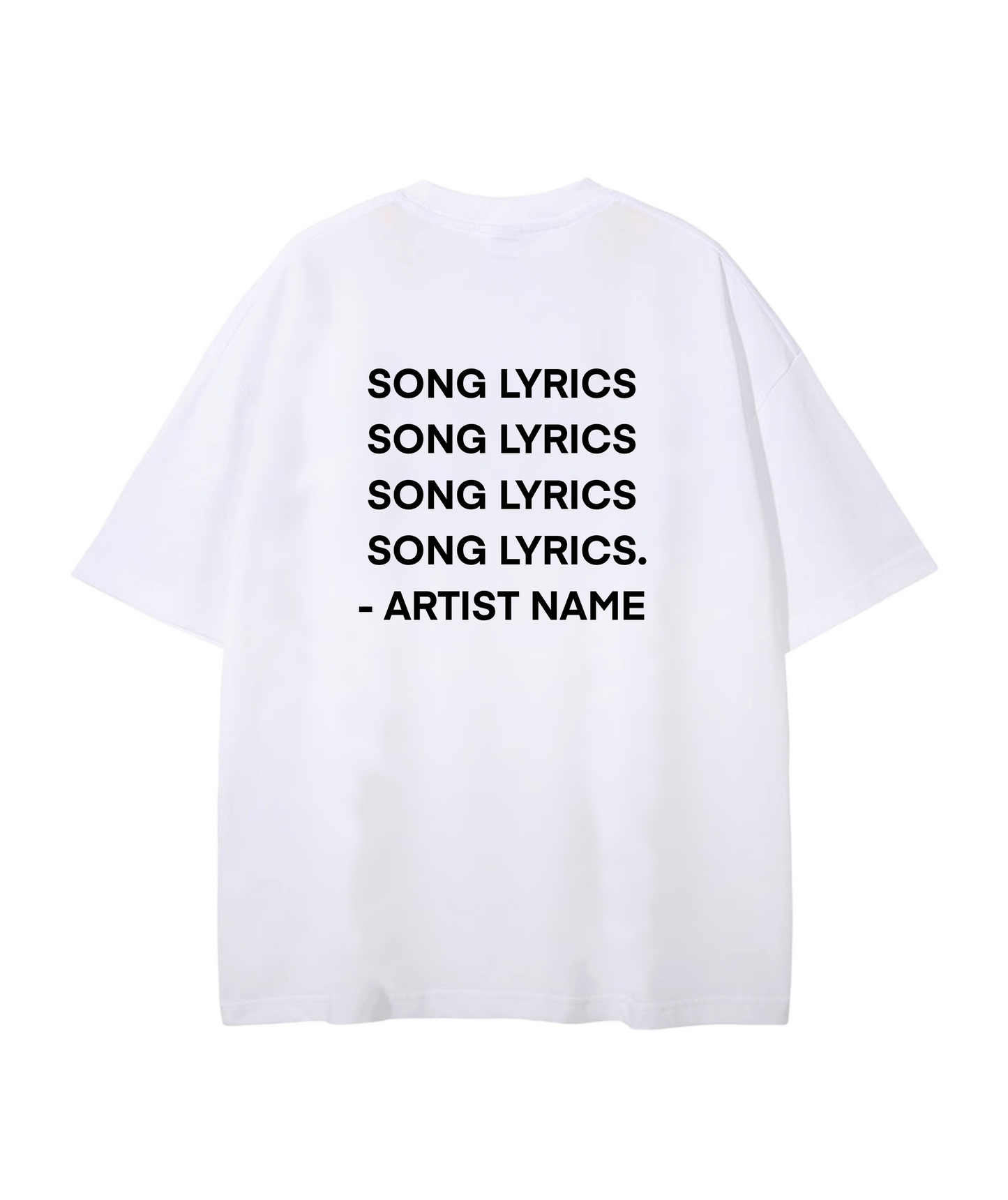 Song lyrics T-shirt