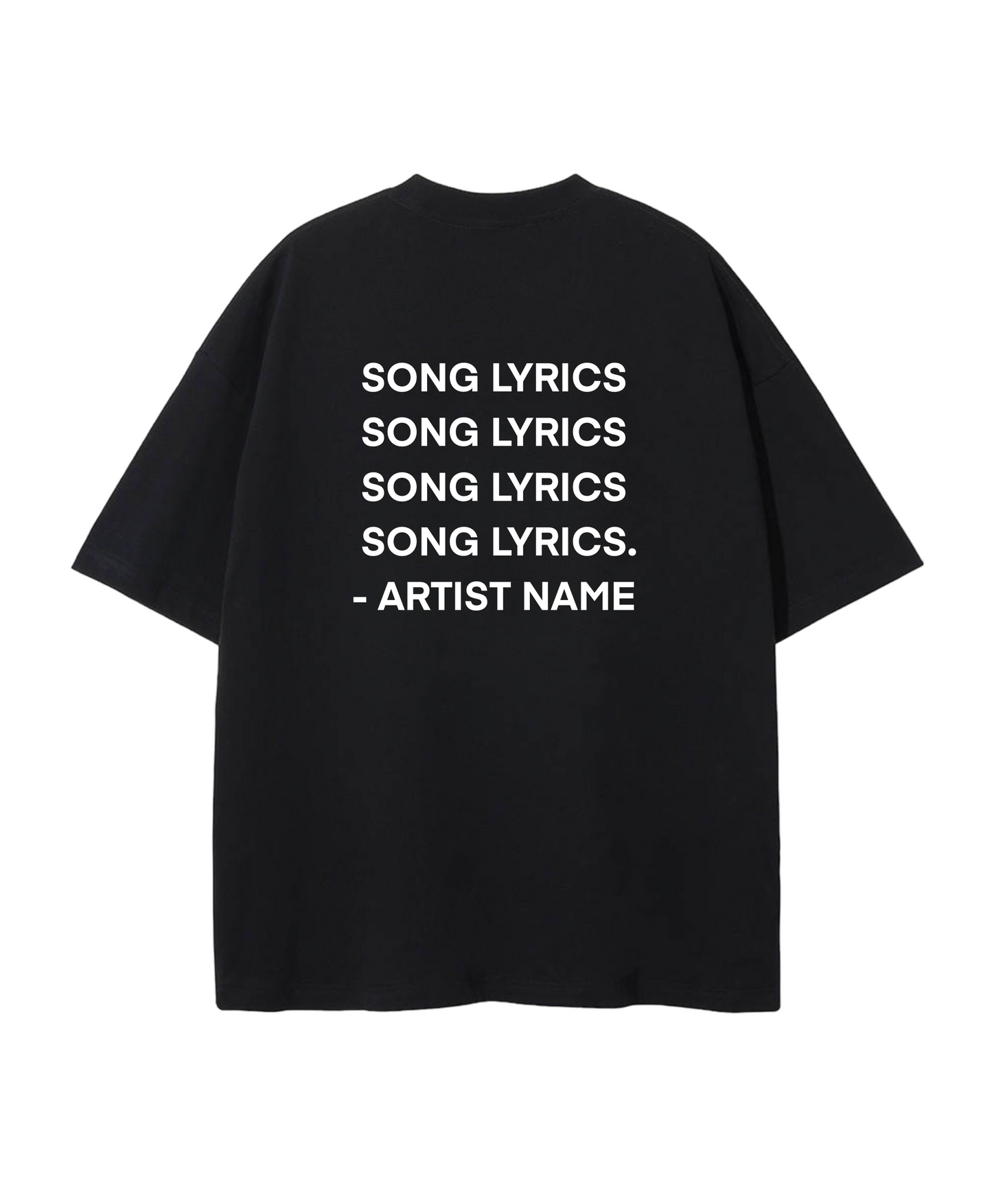 Song lyrics T-shirt