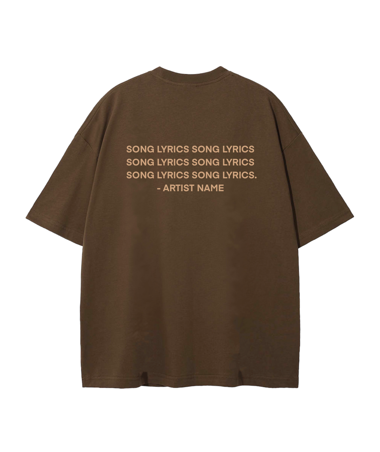 Song lyrics T-shirt