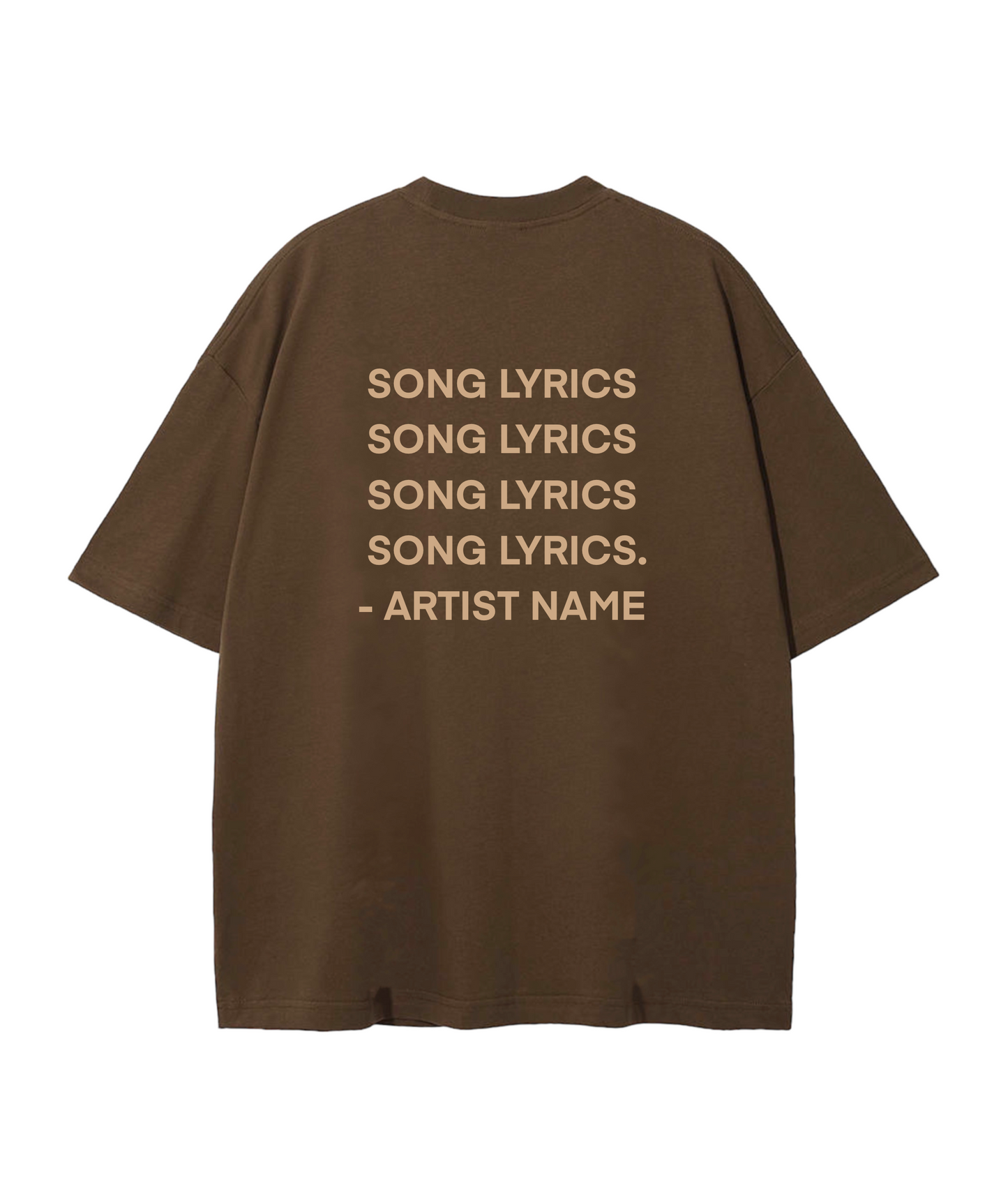 Song lyrics T-shirt