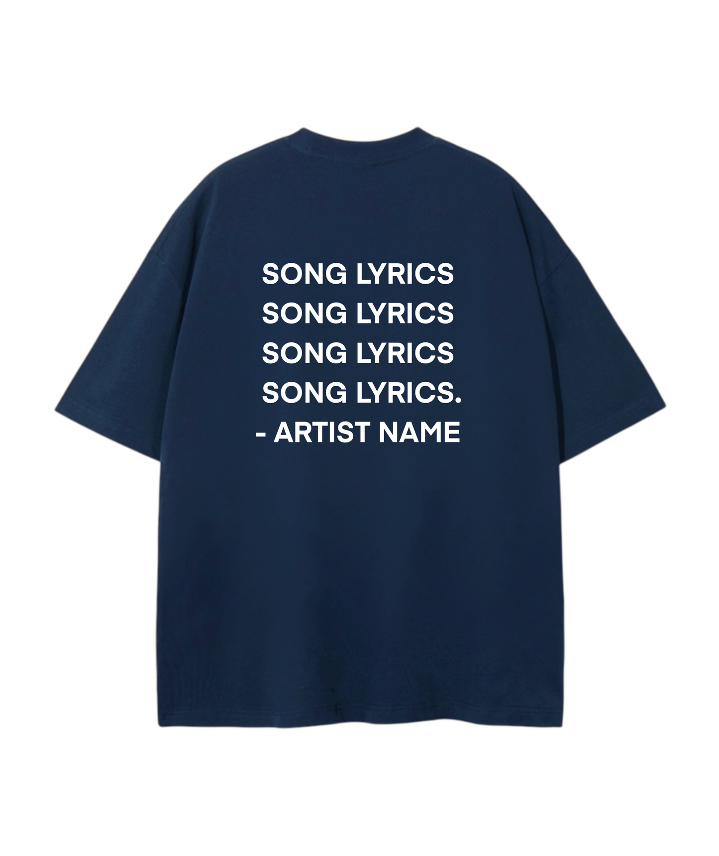 Song lyrics T-shirt