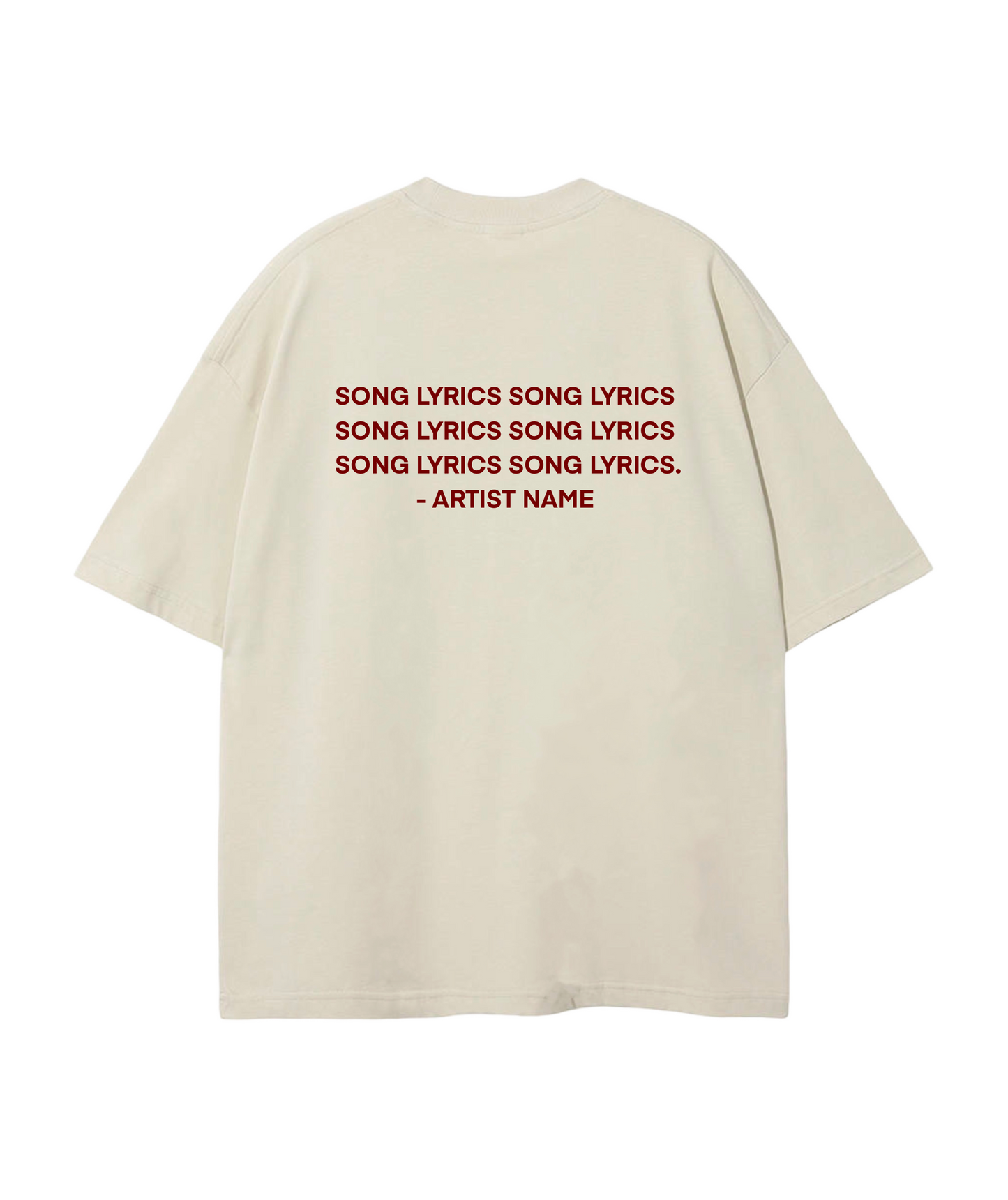 Song lyrics T-shirt