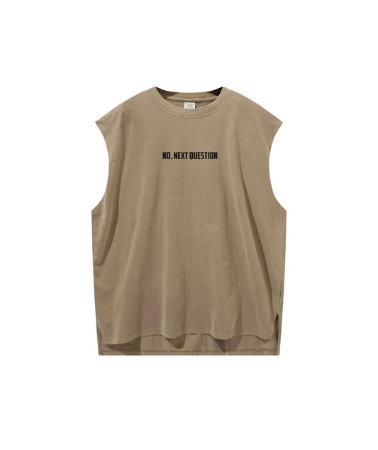 next question sleeveless T-shirt